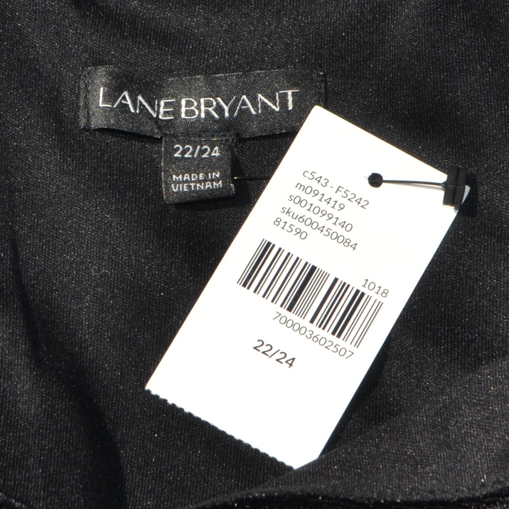 NWT Lane Bryant 22/24, 26/28 Velvet Ruffle Dress - Picture 5 of 6